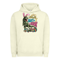Pigment Pistachio Happy Easter Day T-rex Urban Hoodie - NancyCooperArtShop