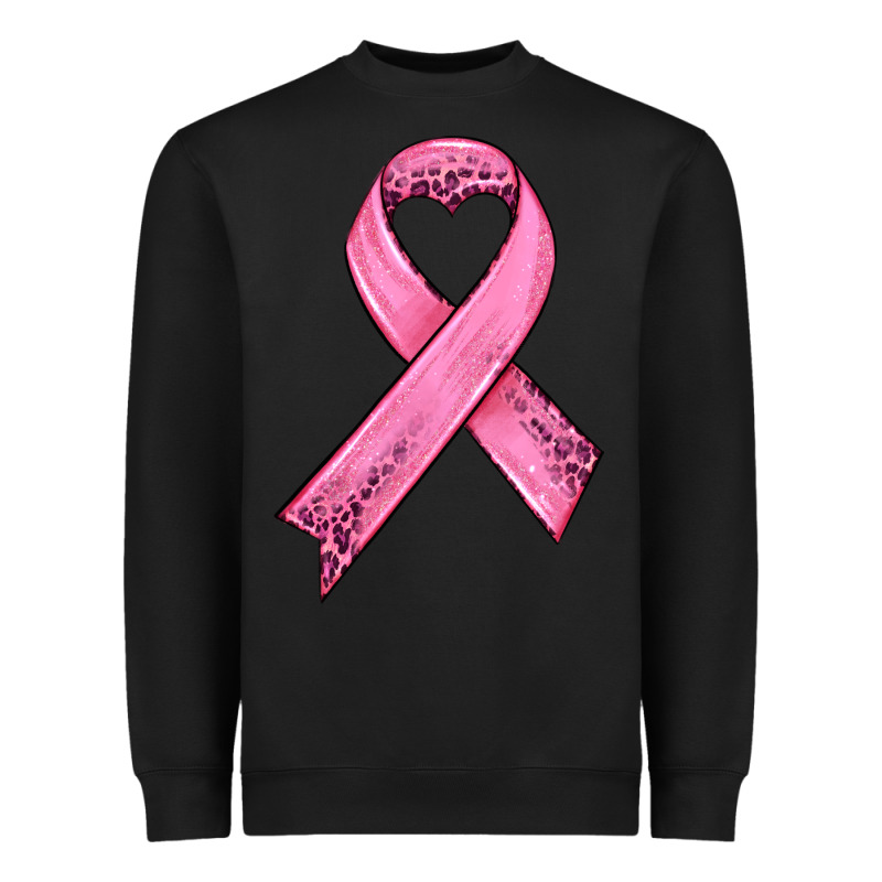 Pink Ribbon Heavyweight Sweatshirt by HRA Design Shop | Teevron