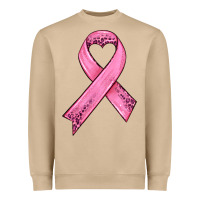 Mushroom pink ribbon Heavyweight Sweatshirt - HRA Design Shop