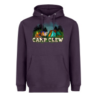 Plum camp crew Heavyweight Hoodie - NancyCooperArtShop