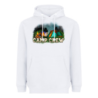 White camp crew Heavyweight Hoodie - NancyCooperArtShop