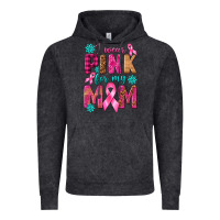 Vintage Black I Wear Pink For My Mom with Butterfly Vintage Hoodie - texasbilliewilder