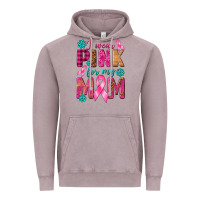 Vintage Zinc I Wear Pink For My Mom with Butterfly Vintage Hoodie - texasbilliewilder