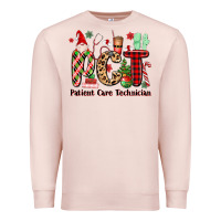 Pale Pink pct christmas Premium Sweatshirt - MaliasSmallBusiness