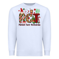 White pct christmas Premium Sweatshirt - MaliasSmallBusiness