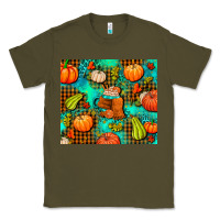 Army Green pumpkin spice and pumpkin Classic Tee - AdoDesignShop