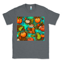 Charcoal Heather pumpkin spice and pumpkin Classic Tee - AdoDesignShop