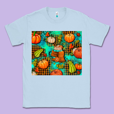 Pumpkin Spice And Pumpkin Classic Tee Designed By Adodesignshop