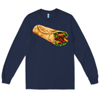 Navy burrito Long Sleeve Tee - AdoDesignShop
