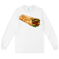 White burrito Long Sleeve Tee - AdoDesignShop