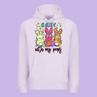 Chillin' With My Peeps Premium Hoodie Designed By Artiststas