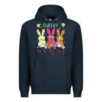 Navy chillin' with my peeps Premium Hoodie - Artiststas