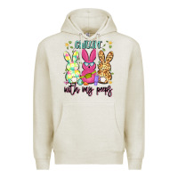 Oatmeal Heather chillin' with my peeps Premium Hoodie - Artiststas