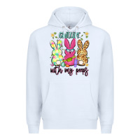 White chillin' with my peeps Premium Hoodie - Artiststas