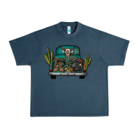 Midnight Navy soldier truck Urban Heavy Tee - CowhideDigitalArt