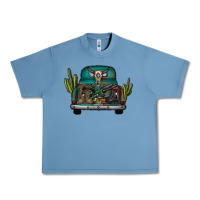 Pebble Blue soldier truck Urban Heavy Tee - CowhideDigitalArt