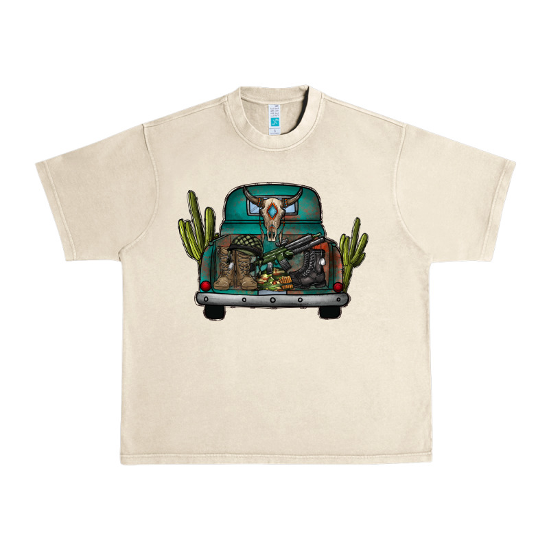 Soldier Truck Urban Heavy Tee by CowhideDigitalArt | Teevron