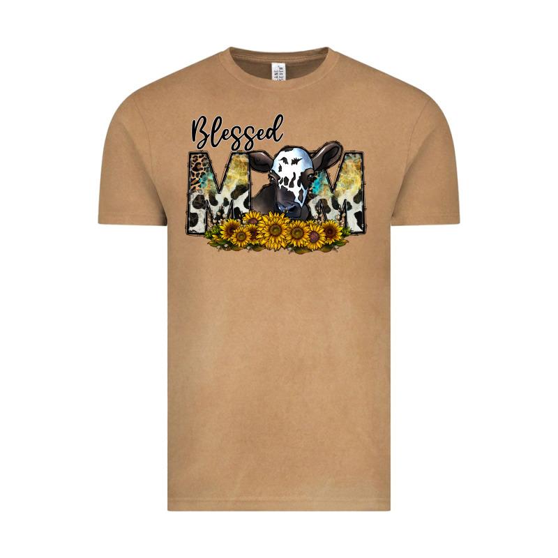 Blessed Vintage Tee by CowhideDigitalArt | Teevron