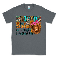 Charcoal Heather heifers be trippin ok maybe i pushed her long hair Classic Tee - Jasminsmagicworld