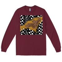 Burgundy racing glitter leopard Long Sleeve Tee - JahusDesignShop