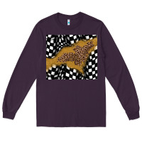 Plum racing glitter leopard Long Sleeve Tee - JahusDesignShop