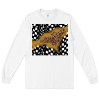 White racing glitter leopard Long Sleeve Tee - JahusDesignShop