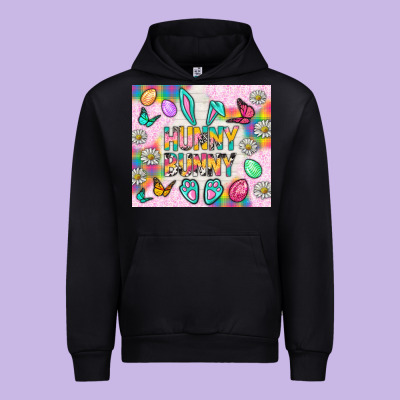 Hunny Bunny And Egg Easter Urban Hoodie Designed By Nancycooperartshop