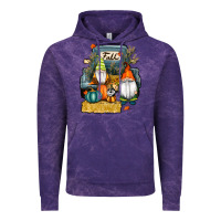 Cloud Purple farm truck autumn gnomes Vintage Hoodie - RanaPortraitStore