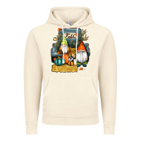 Vintage Artic farm truck autumn gnomes Vintage Hoodie - RanaPortraitStore