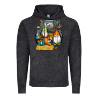 Vintage Black farm truck autumn gnomes Vintage Hoodie - RanaPortraitStore
