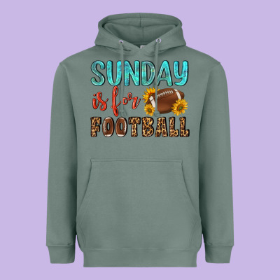 Sunday Is For Football Heavyweight Hoodie Designed By Nancycooperartshop