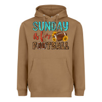 Toasted Coconut sunday is for football Heavyweight Hoodie - NancyCooperArtShop
