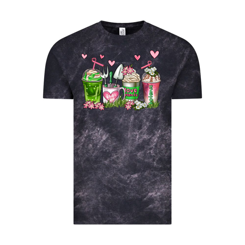 Botanic Coffee Cups Vintage Tee by AdoDesignShop | Teevron