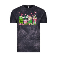 Cloud Black botanic coffee cups Vintage Tee - AdoDesignShop