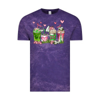 Cloud Purple botanic coffee cups Vintage Tee - AdoDesignShop