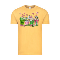 Vintage Mustard botanic coffee cups Vintage Tee - AdoDesignShop