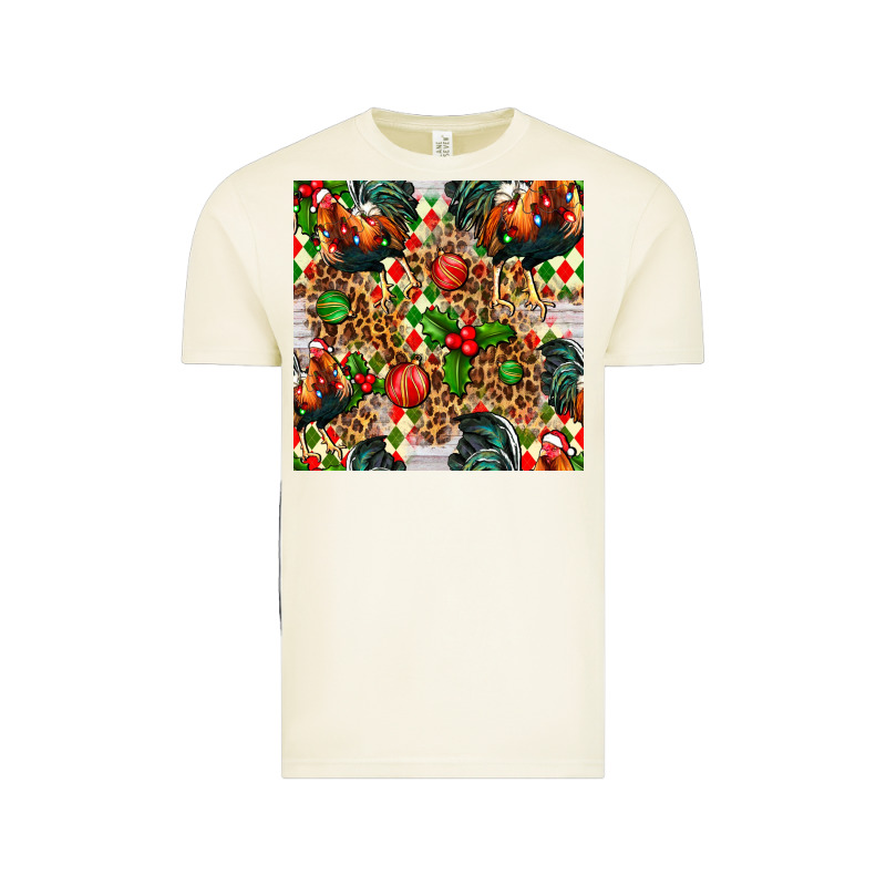 Christmas Leopard Chicken Vintage Tee by FaDigitalArtStudio | Teevron