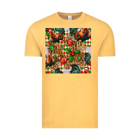 Vintage Mustard christmas leopard chicken Vintage Tee - FaDigitalArtStudio