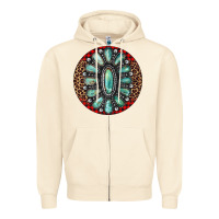 Sandshell turquoise gemstone christmas ornament Zipper Hoodie - Jasminsmagicworld