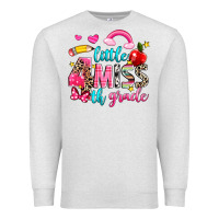 Oatmeal Heather little miss fourth grade Premium Sweatshirt - NancyCooperArtShop