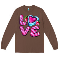Chestnut love with strawberry candy Long Sleeve Tee - AdoDesignShop