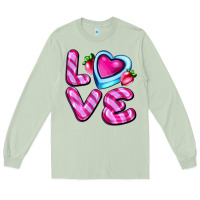 Matcha love with strawberry candy Long Sleeve Tee - AdoDesignShop