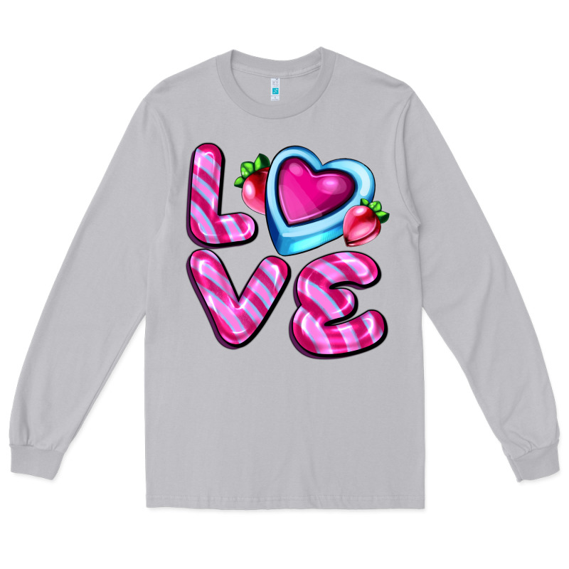 Love With Strawberry Candy Long Sleeve Tee by AdoDesignShop | Teevron