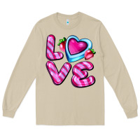 Mushroom love with strawberry candy Long Sleeve Tee - AdoDesignShop