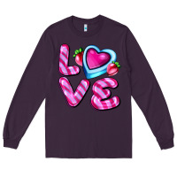 Plum love with strawberry candy Long Sleeve Tee - AdoDesignShop