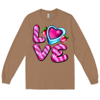 Toasted Coconut love with strawberry candy Long Sleeve Tee - AdoDesignShop