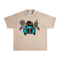 French Oak texas truck Urban Heavy Tee - CowhideDigitalArt