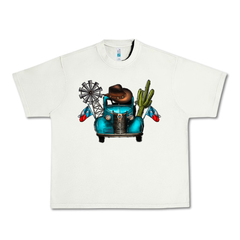 Texas Truck Urban Heavy Tee by CowhideDigitalArt | Teevron