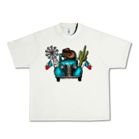 Pistachio texas truck Urban Heavy Tee - CowhideDigitalArt