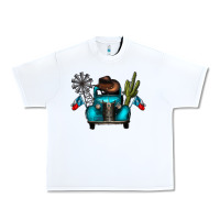 White texas truck Urban Heavy Tee - CowhideDigitalArt